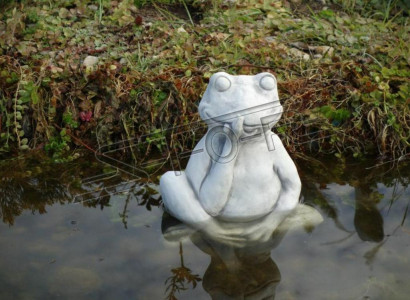 Garden Decoration Frog Patio Decorative Stone Figures Statue